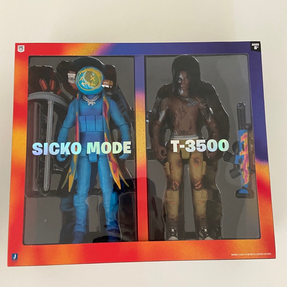 Travis Scott x Fortnite 12” Action Figure Duo Set